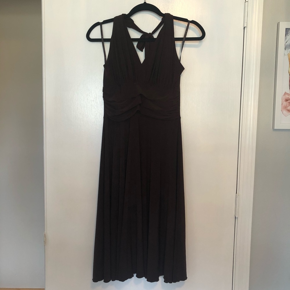 👗Cute Halter Dress. Brown, Size M.  Sylvie & Mado